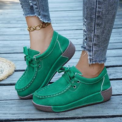 Zapatos ortopédicos cómodos: soporte ergonómico del arco plantar que alivia el dolor; horma ancha que no aprieta el pie.