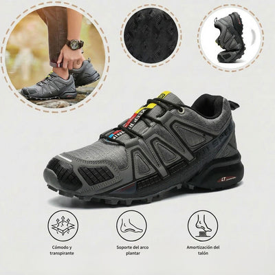 Zapatos ortopédicos cómodos para hacer deporte: con soporte para el arco, antideslizantes, transpirables y resistentes al desgaste.