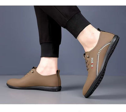 Zapatos ergonómicos con plantilla ortopédica de piel — Piel de vacuno italiana de primera calidad con soporte para el arco, que ayuda a aliviar el dolor de pies