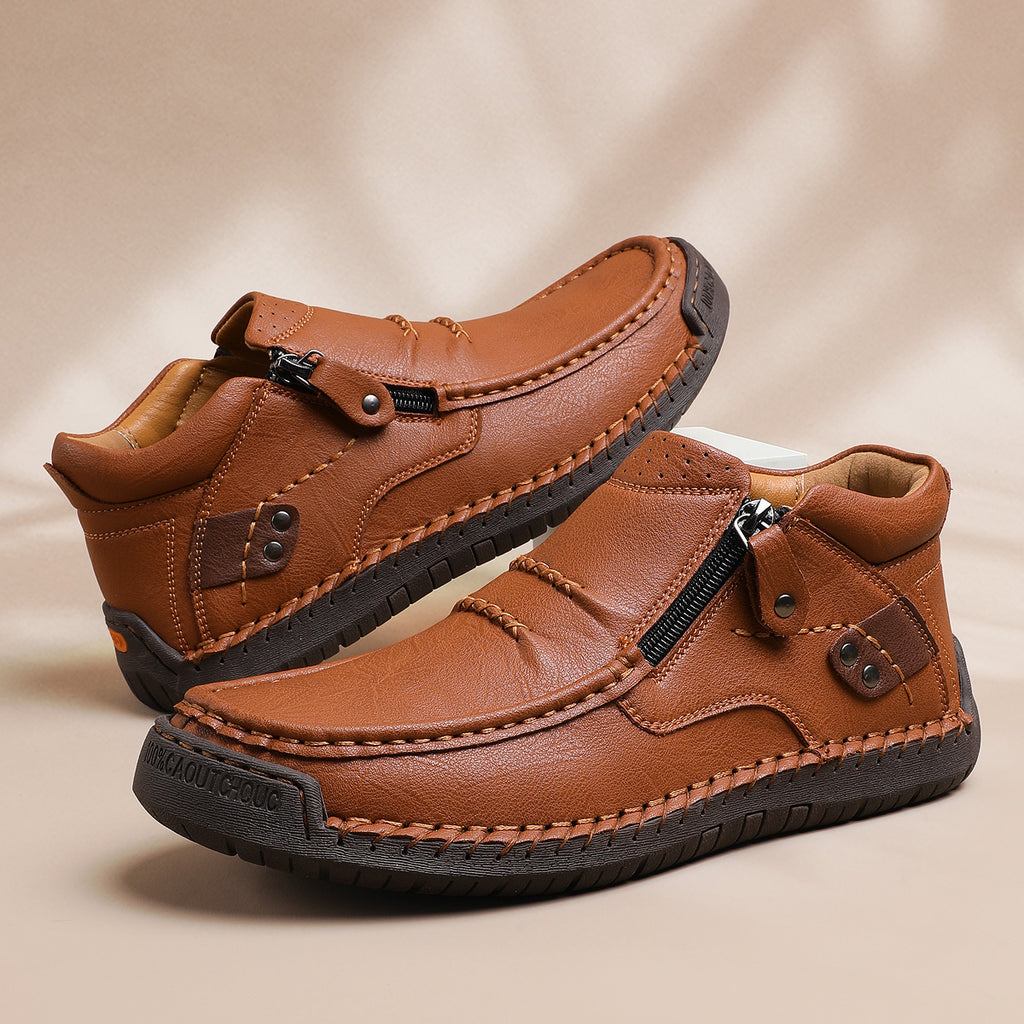 🔥Oferta por tempo limitado hoje: 70 % popust!  ⏰  - Calçado casual ZAPIEERS®, - Sapatos ortopédicos com design ergonómico - Couro premium + costura manual 👞