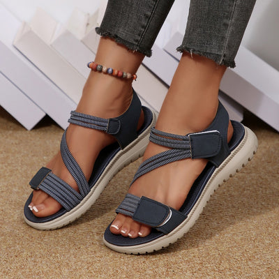 Sandalias ortopédicas cómodas: soporte ergonómico para el arco del pie, ancho ajustable y diseño que realza la silueta de la pierna.
