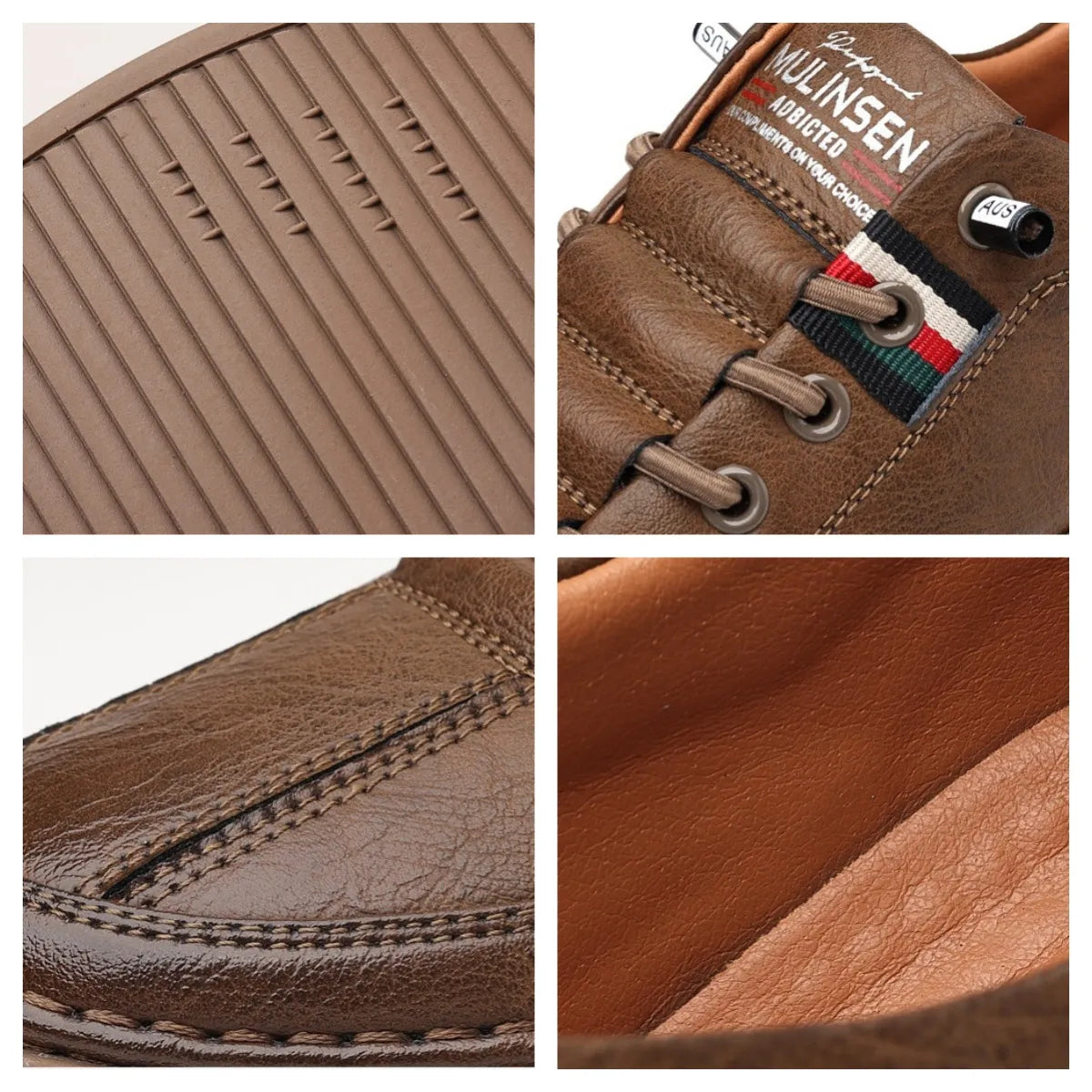 Zapatos ortopédicos formales de piel suave