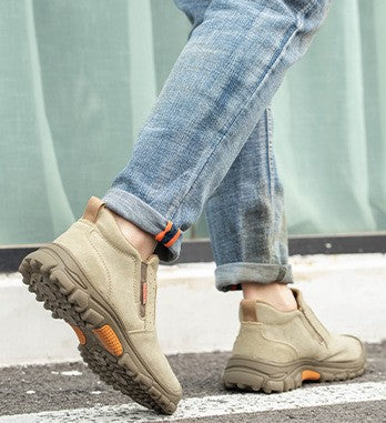 Zapatos ortopédicos de ante cómodos: suaves y cómodos, con una sujeción excelente. Alivian el dolor de pies.