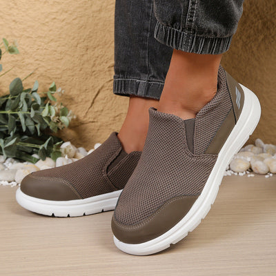 Zapatos ortopédicos de malla de estilo casual — con soporte para el arco plantar, fáciles de poner y quitar