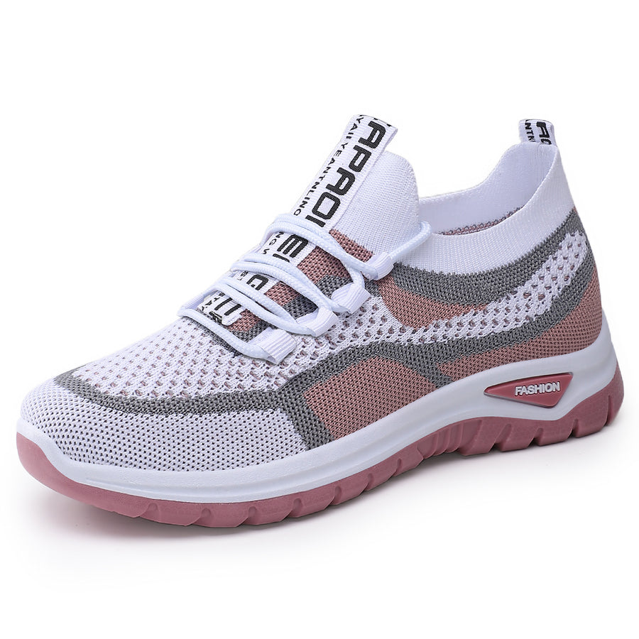 Zapatos correctores casuales en colores combinados — con soporte para el arco que permite caminar con comodidad.