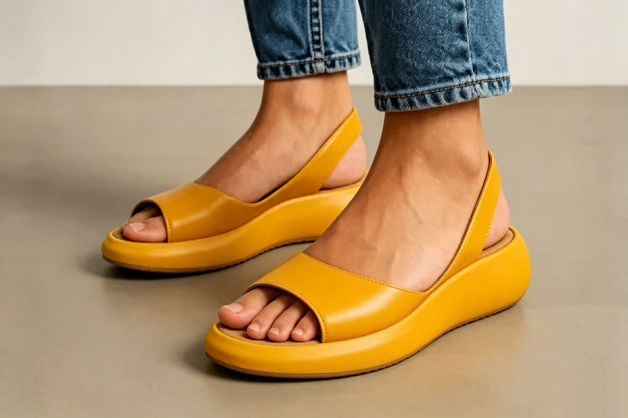 Sandalias ortopédicas ergonómicas — Con soporte para el arco que ayuda a aliviar el dolor de pies, estabilizar el talón y reducir la inestabilidad al caminar
