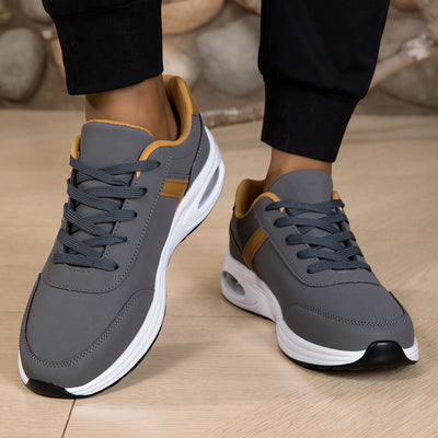 Zapatos ortopédicos cómodos: con soporte para el arco del pie, que alivian el dolor; ligeros, con amortiguación y exterior de piel impermeable.