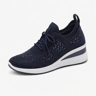 Zapatillas casuales versá tiles con strass
