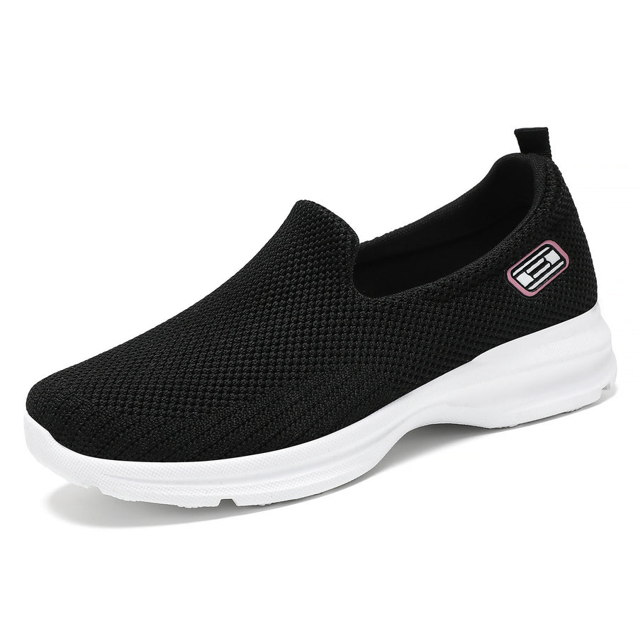 Zapatillas deportivas ortopédicas de malla: con soporte para el arco del pie, que alivia el dolor; amortiguación suave.