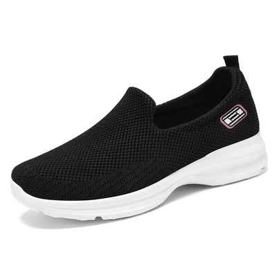 Zapatillas deportivas ortopédicas de malla: con soporte para el arco del pie, que alivia el dolor; amortiguación suave.