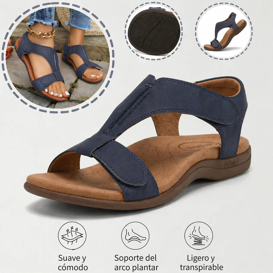 Sandalias ortopédicas ajustables y cómodas