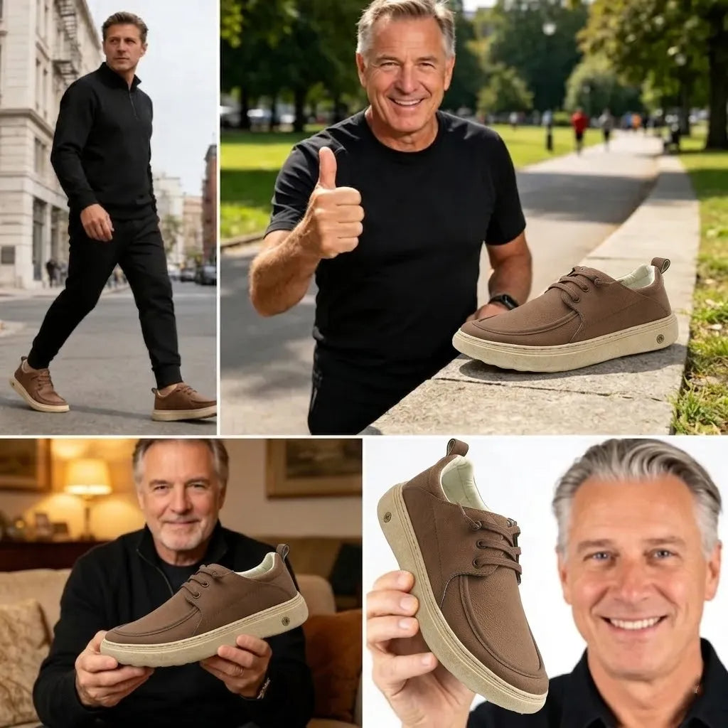 Zapatos Ortopédicos de Estilo "Smart Casual"