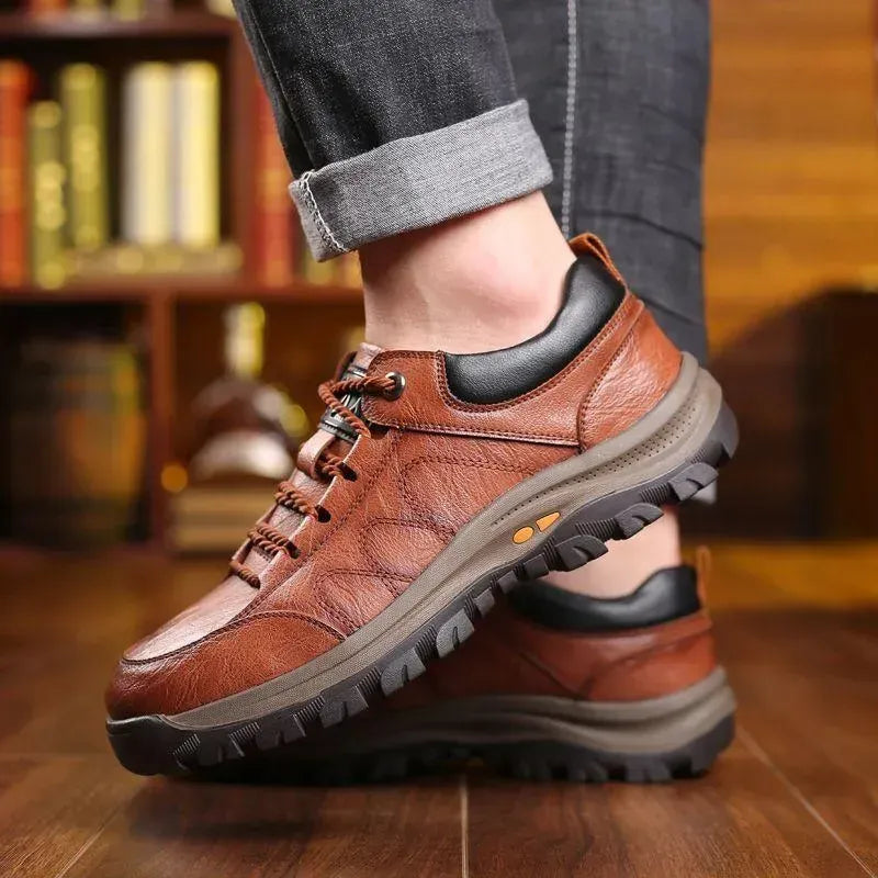 Zapatos ergonómicos ortopédicos de piel: piel de vacuno italiana de primera calidad, soporte para el arco y alivio del dolor de pies