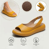 Sandalias ortopédicas ergonómicas — Con soporte para el arco que ayuda a aliviar el dolor de pies, estabilizar el talón y reducir la inestabilidad al caminar