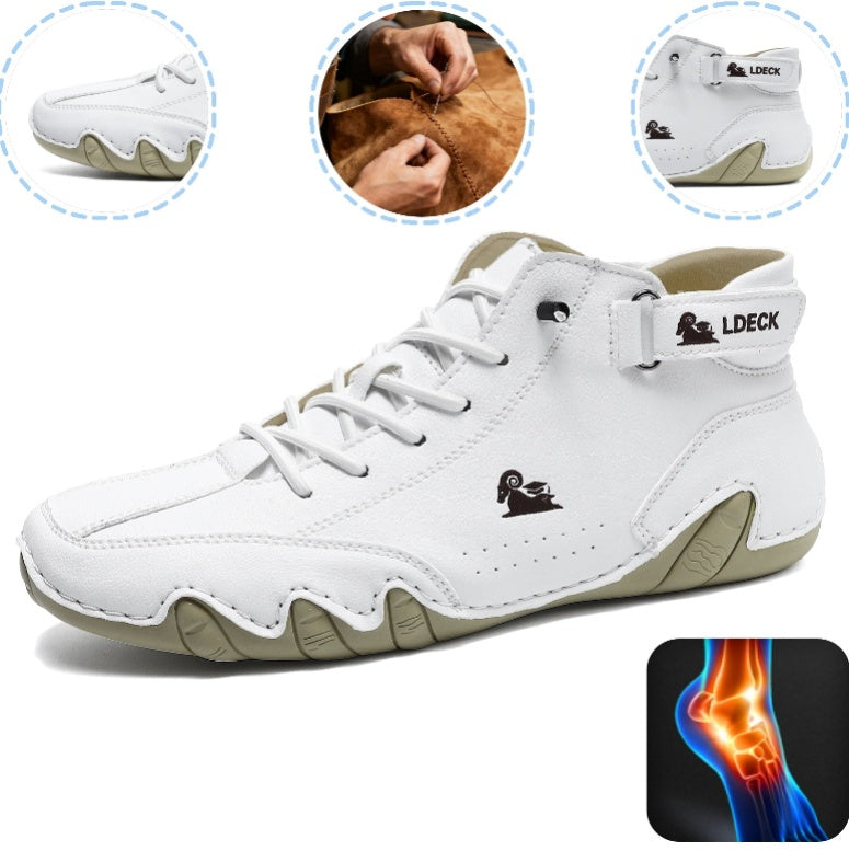 🔥Black Friday: 50% de desconto⏰ - Zapieers® Tênis de Caminhada Ergonômicos - Costura Manual 👞