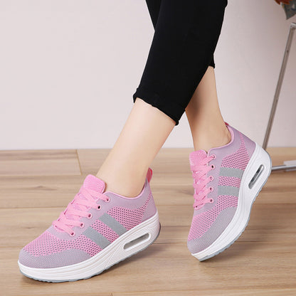 Zapatillas deportivas ortopédicas de malla — con soporte del arco y amortiguación protectora para las rodillas