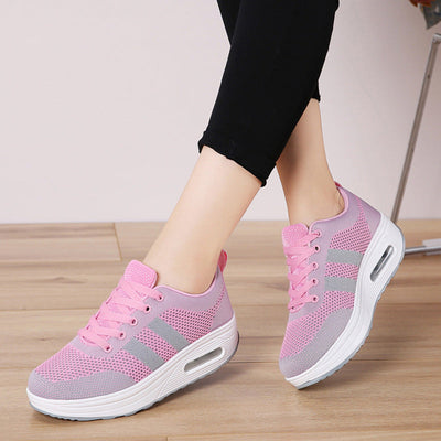 Zapatillas deportivas ortopédicas de malla — con soporte del arco y amortiguación protectora para las rodillas