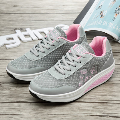 Zapatillas ortopédicas deportivas de malla — soporte para el arco plantar y amortiguación para las rodillas