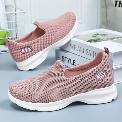 Zapatillas deportivas ortopédicas de malla: con soporte para el arco del pie, que alivia el dolor; amortiguación suave.