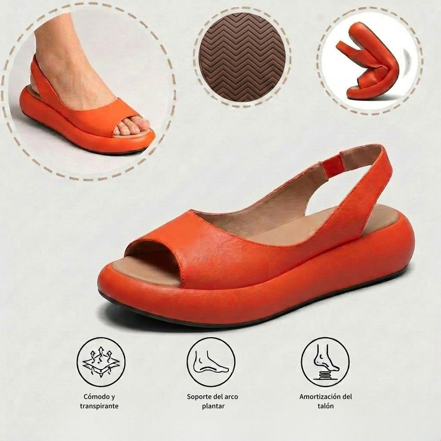 Sandalias ortopédicas ergonómicas — Con soporte para el arco que ayuda a aliviar el dolor de pies, estabilizar el talón y reducir la inestabilidad al caminar