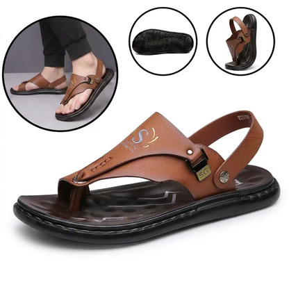 Sandalias ortopédicas ergonómicas — Con soporte para el arco que ayuda a aliviar el dolor de pies, estabilizar el talón y reducir la inestabilidad al caminar