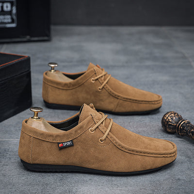 Zapatos ortopédicos casuales y cómodos — hechos a mano en cuero vacuno italiano con soporte para el arco plantar
