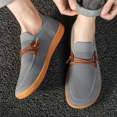 Zapatillas deportivas ortopédicas de malla: con soporte para el arco del pie, que alivia el dolor; amortiguación suave.
