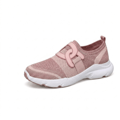 Zapatillas deportivas ortopédicas de malla: con soporte para el arco, alivian el dolor; amortiguación suave.