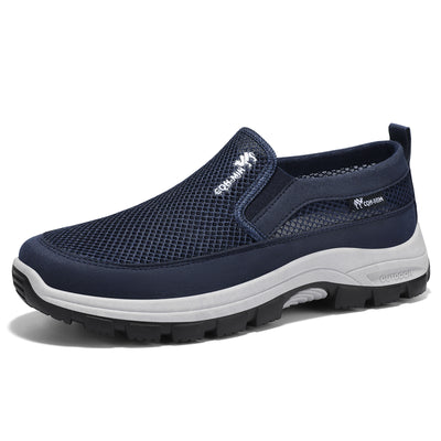 Zapatillas deportivas ortopédicas de malla: con soporte para el arco del pie, que alivia el dolor; amortiguación suave.
