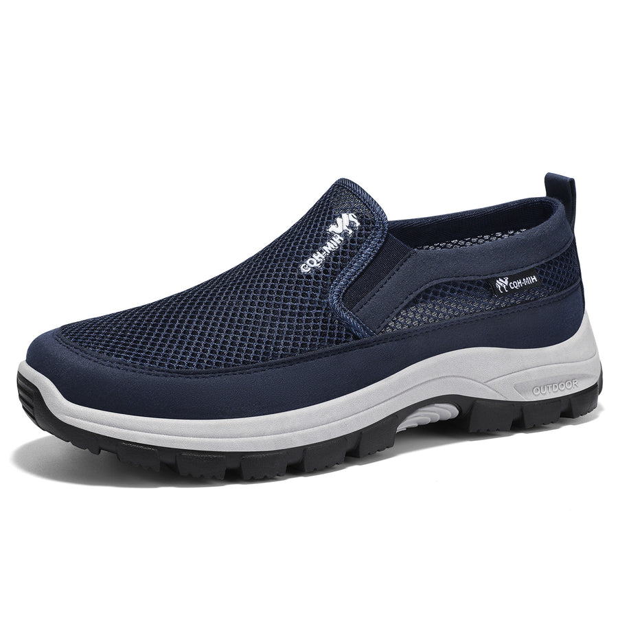 Zapatillas deportivas ortopédicas de malla: con soporte para el arco del pie, que alivia el dolor; amortiguación suave.