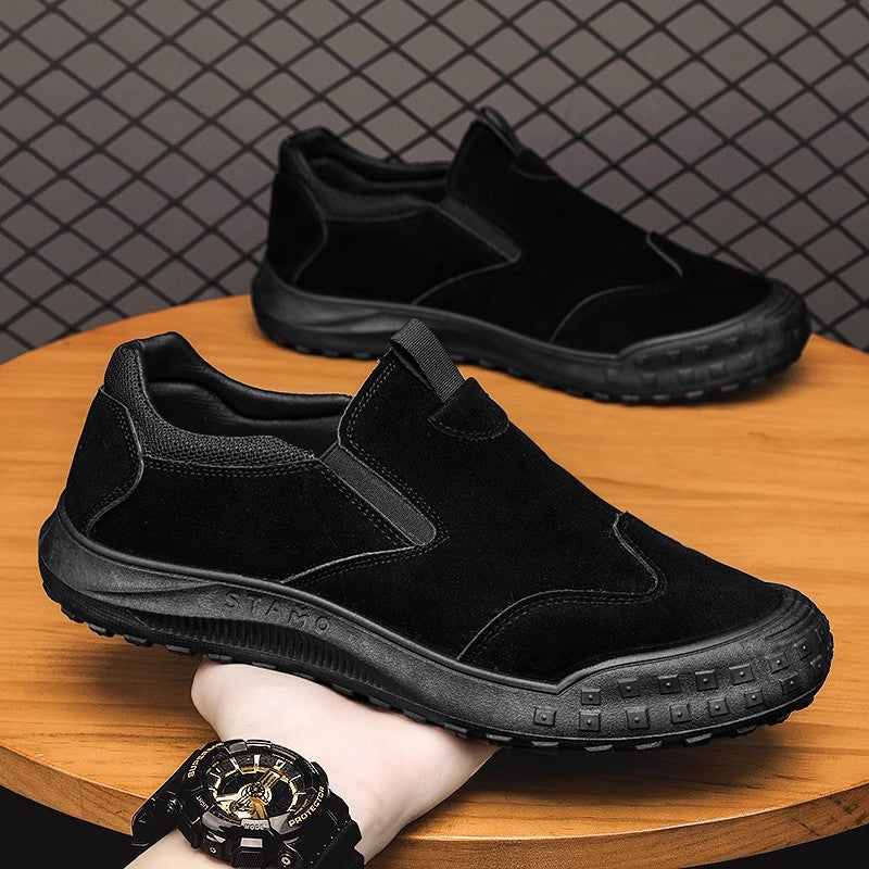 Zapatos ortopédicos cómodos de ante: con soporte para el arco plantar, que alivian el dolor; ¡recomendados por podólogos!