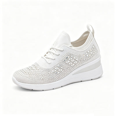 Zapatillas casuales versá tiles con strass