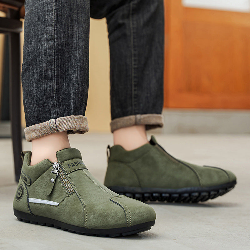 Zapatos ortopédicos cómodos: soporte ergonómico del arco plantar que alivia el dolor; horma ancha que no aprieta el pie.