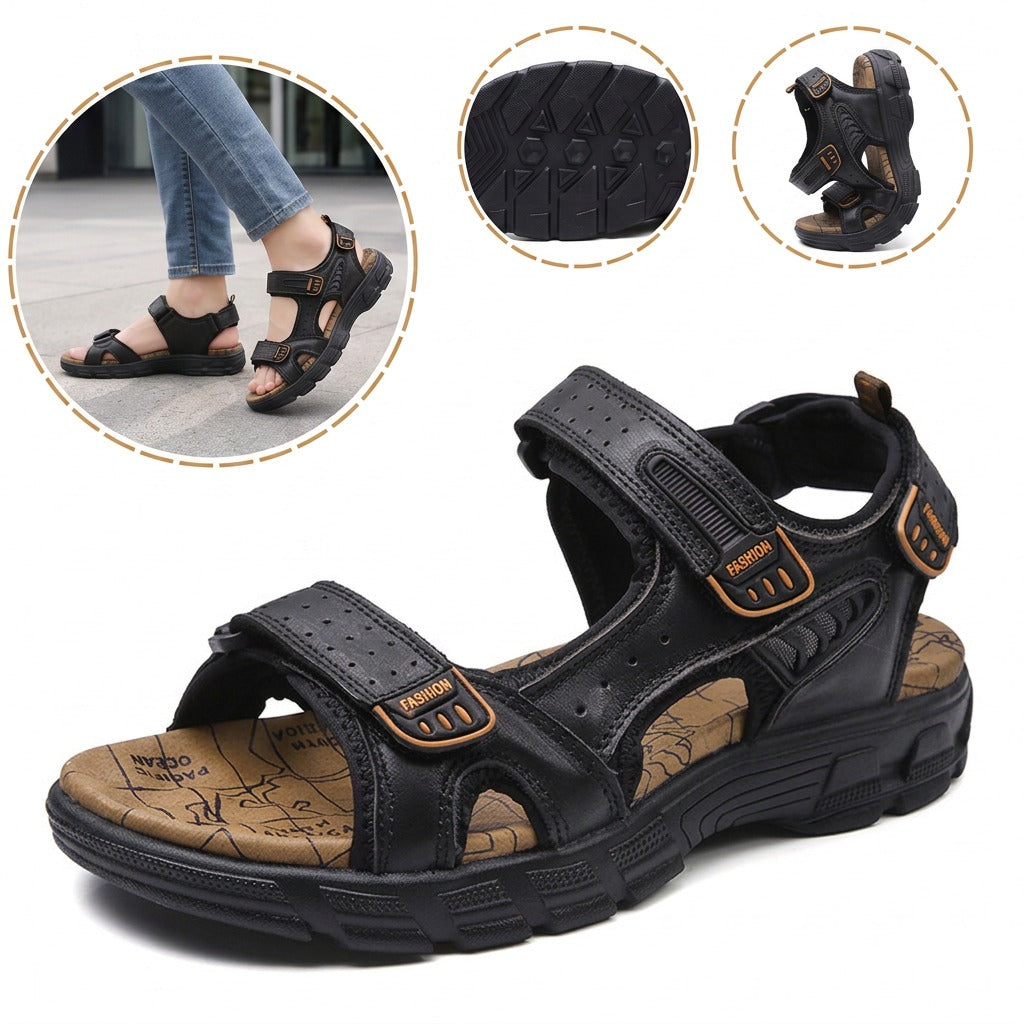 Sandalias ortopédicas ergonómicas — Con soporte para el arco que ayuda a aliviar el dolor de pies, estabilizar el talón y reducir la inestabilidad al caminar