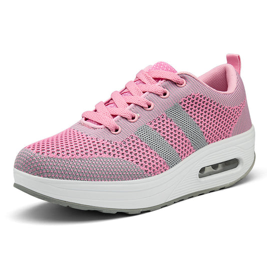 Zapatillas deportivas ortopédicas de malla — con soporte del arco y amortiguación protectora para las rodillas