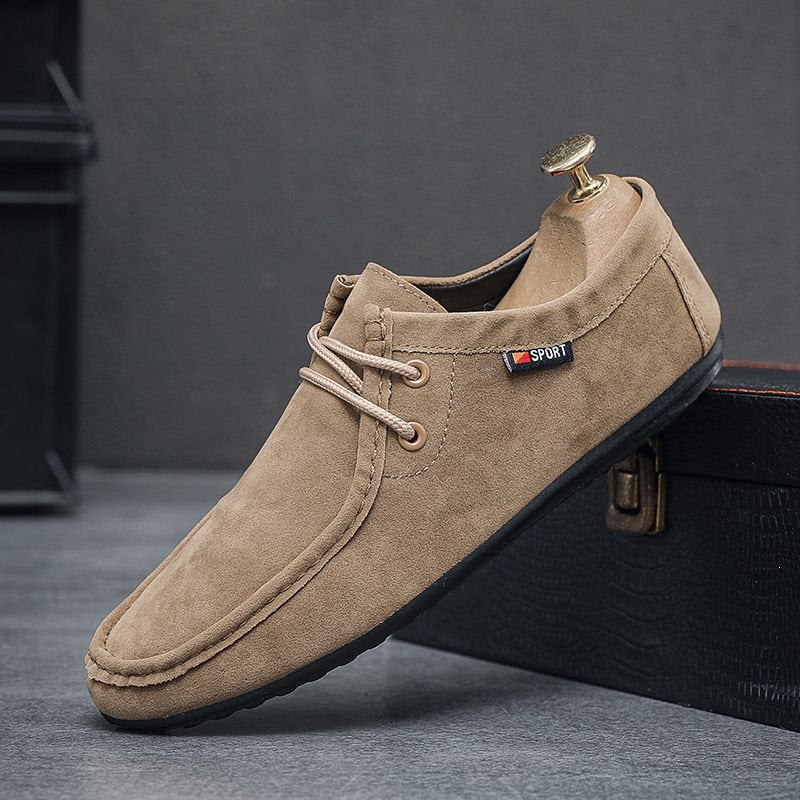Zapatos ortopédicos casuales y cómodos — hechos a mano en cuero vacuno italiano con soporte para el arco plantar
