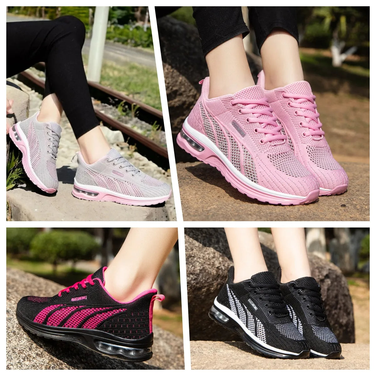 Zapatillas ortopédicas de malla para deporte