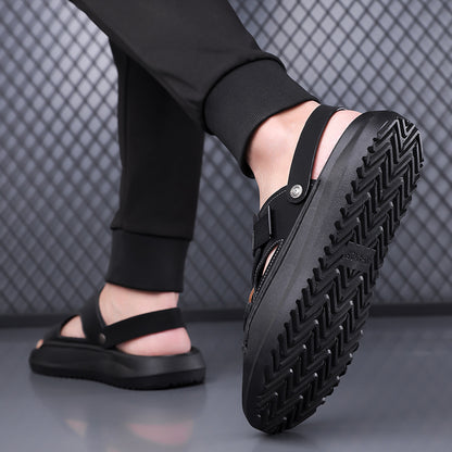 Sandalias antideslizantes y transpirables: con soporte para el arco del pie, que alivia el dolor; suaves y amortiguadoras, dos estilos en un mismo calzado.