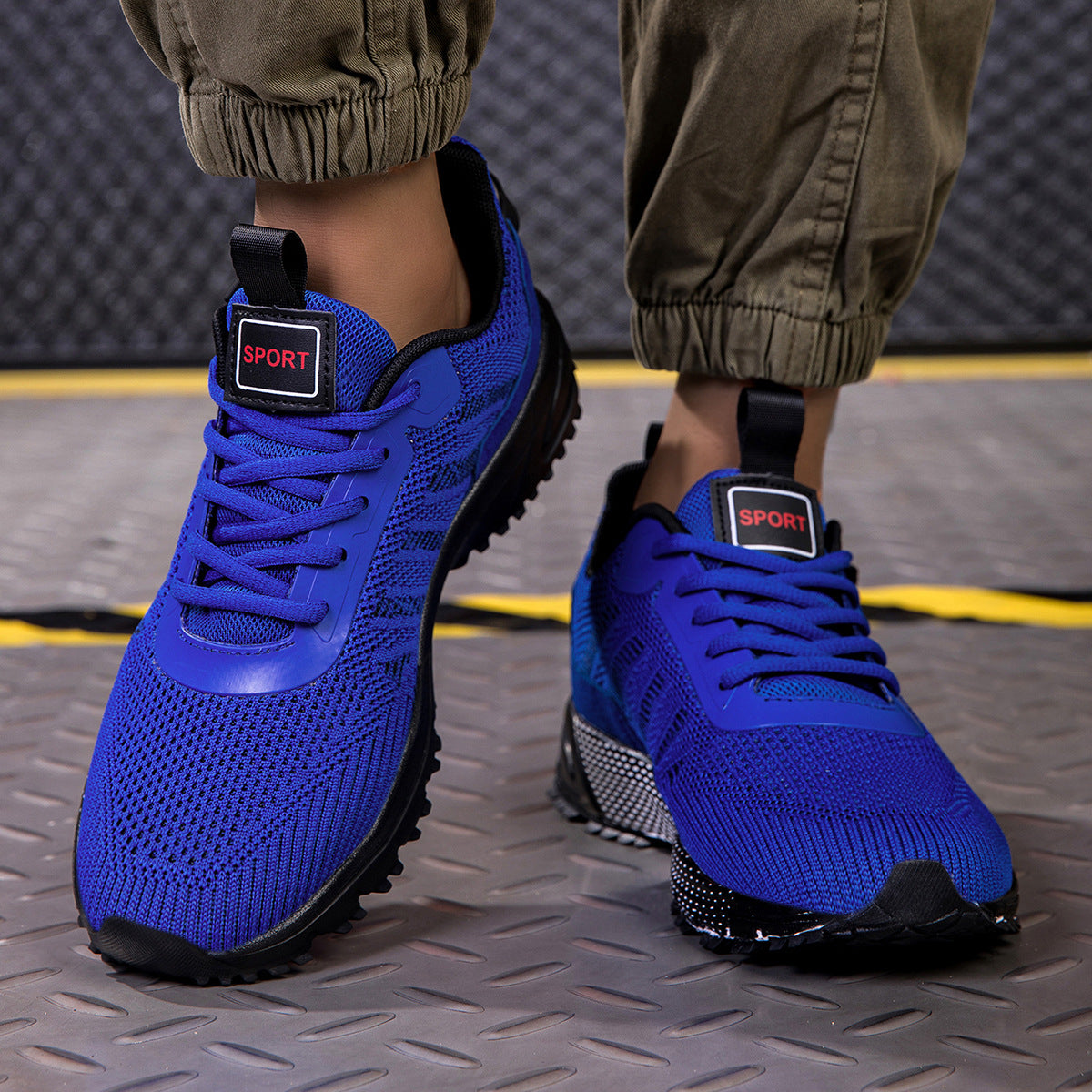Zapatillas deportivas ortopédicas de malla — con soporte para el arco plantar y amortiguación que cuida las rodillas