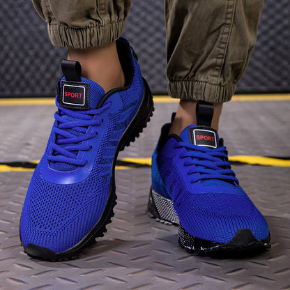 Zapatillas deportivas ortopédicas de malla — con soporte para el arco plantar y amortiguación que cuida las rodillas
