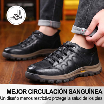 Zapatos de cuero para negocios ortopédicos