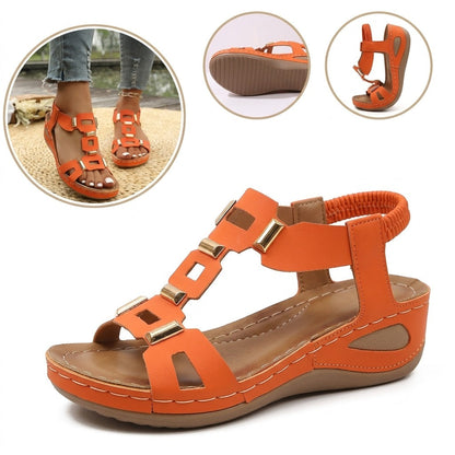 Sandalias ortopédicas ergonómicas — Con soporte para el arco que ayuda a aliviar el dolor de pies, estabilizar el talón y reducir la inestabilidad al caminar