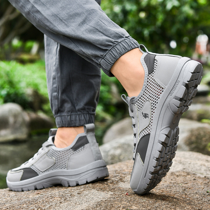 Zapatillas deportivas ergonómicas con plantillas ortopédicas: soporte para el arco del pie que alivia el dolor, estabiliza el talón y reduce la presión sobre las articulaciones.