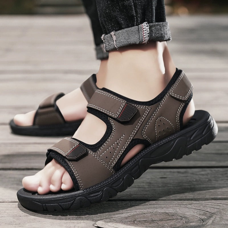 Sandalias ortopédicas ergonómicas — Con soporte para el arco que ayuda a aliviar el dolor de pies, estabilizar el talón y reducir la inestabilidad al caminar