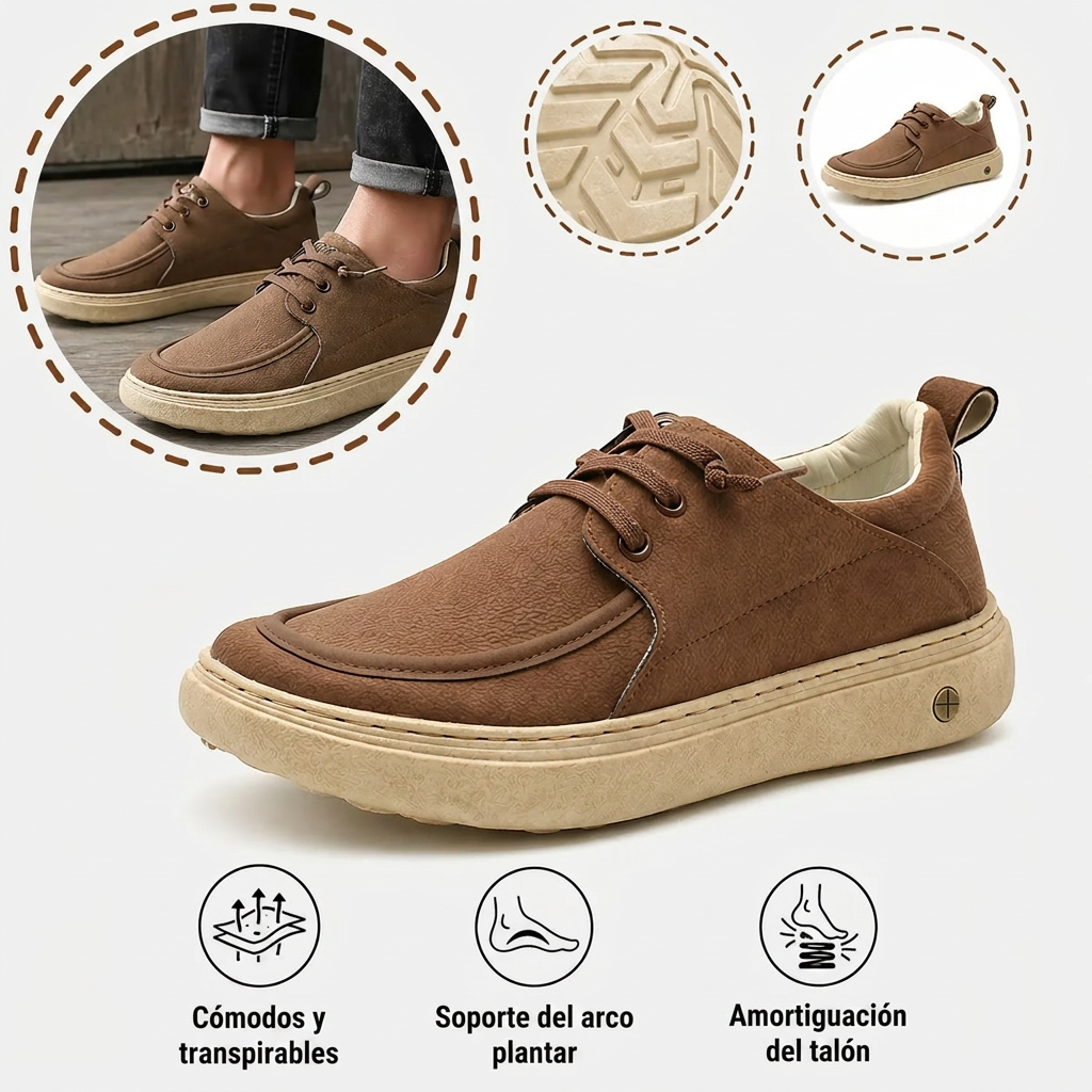 Zapatos Ortopédicos de Estilo "Smart Casual"