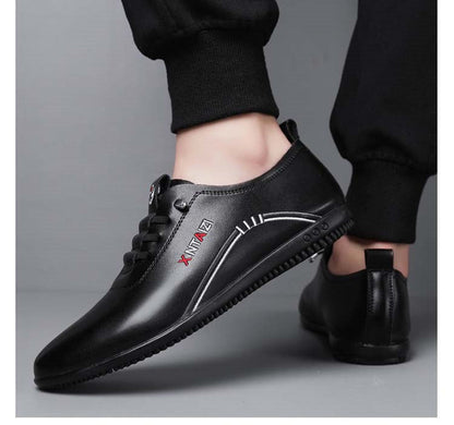 Zapatos ergonómicos con plantilla ortopédica de piel — Piel de vacuno italiana de primera calidad con soporte para el arco, que ayuda a aliviar el dolor de pies