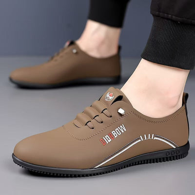 Zapatos ergonómicos con plantilla ortopédica de piel — Piel de vacuno italiana de primera calidad con soporte para el arco, que ayuda a aliviar el dolor de pies