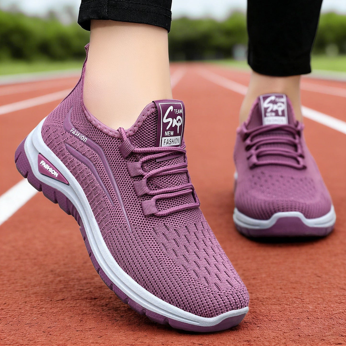 Zapatillas deportivas ortopédicas de malla: con soporte para el arco plantar, que alivian el dolor; suaves y amortiguadoras.