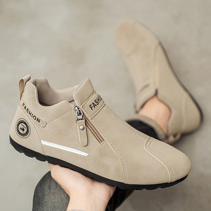 Zapatos ortopédicos casuales cómodos — hechos a mano con piel de vacuno italiana y soporte para el arco plantar