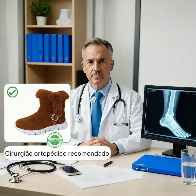 🔥Oferta por tempo limitado: 30% de desconto hoje! ⏰ - Calçado Ortopédico ZAPIEERS® | Forro de Lã Premium 👞 Alivia as dores nos pés